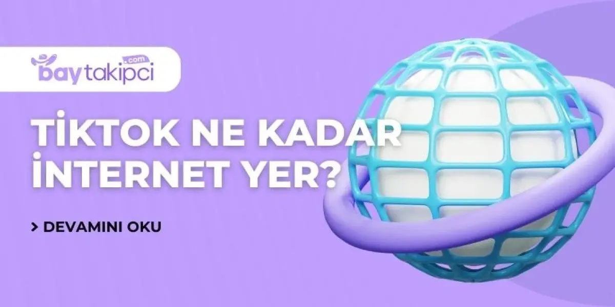 TikTok Ne Kadar İnternet Yer?